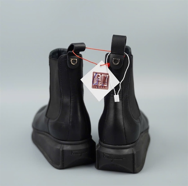 Giày Salvatore Boot đen đế 4p KG +