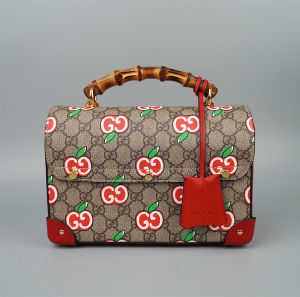 Túi GG Padlock apple màu xám (603221520981) sz23 KG+