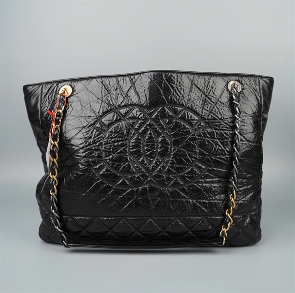 Túi Chanel tote màu đen (30196390) sz35 KG+