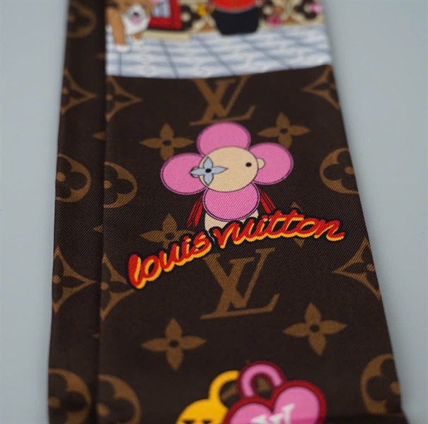 Khăn LV hoa nâu M00489 (PN)+