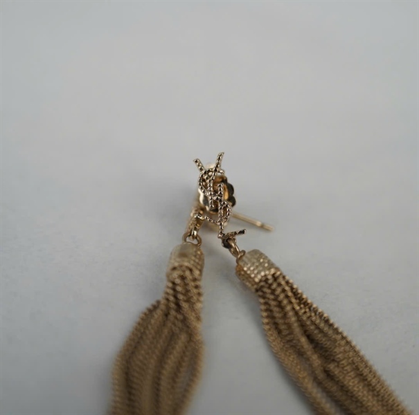 Bông tai YSL tua rua KG +