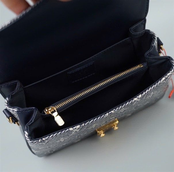 Túi LV Metis nền xanh hoa trắng 2 strap sz20 (HC) +