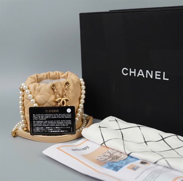 Túi Chanel Hobo màu nude (31352656) sz10 +