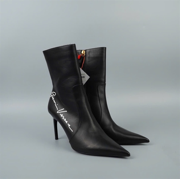 Giày Versace Boot đen đế 9p sz37 KG +