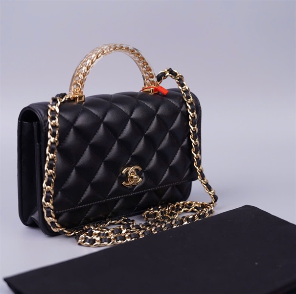 Túi Chanel Woc đen (HJ2605U7) sz19 (HC) +