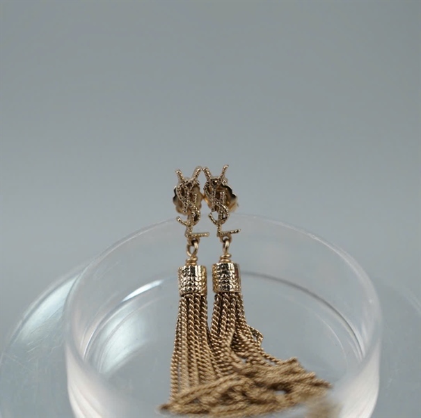 Bông tai YSL tua rua KG +