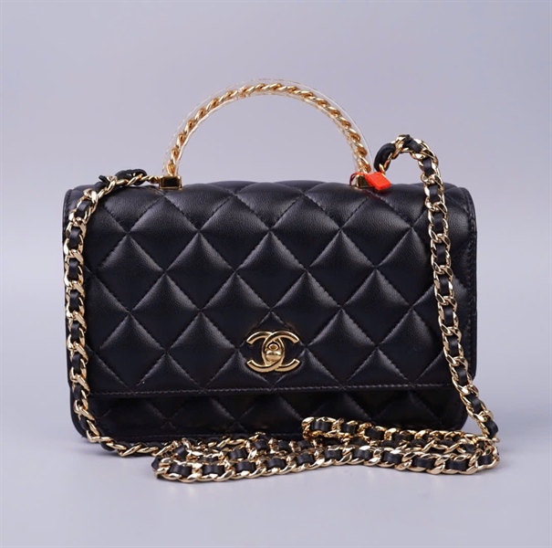 Túi Chanel Woc đen (HJ2605U7) sz19 (HC) +