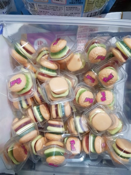Kẹo dẻo mini burger