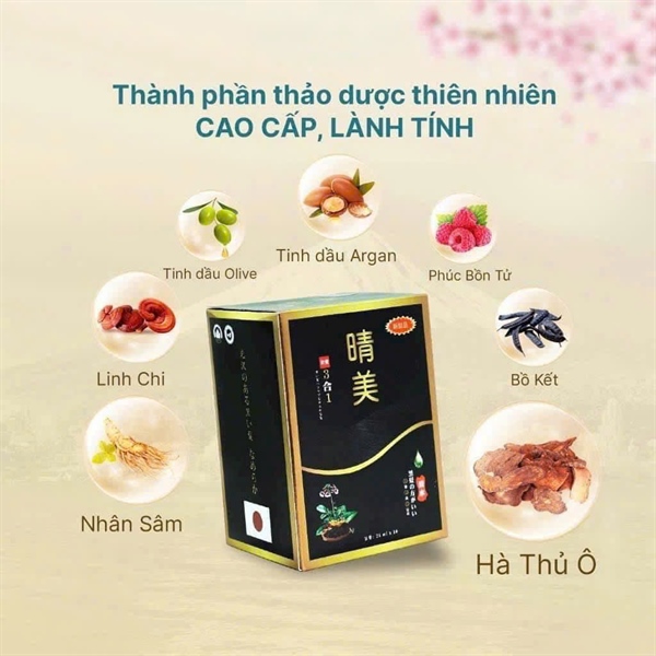 Dầu Gội Phủ Bạc Komi dạng gói - Màu Hạt Dẻ (Hộp 10 gói)