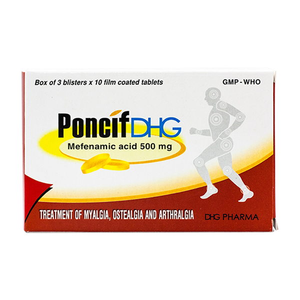 Poncif acid mefenamic 500mg dhg (h/30v)