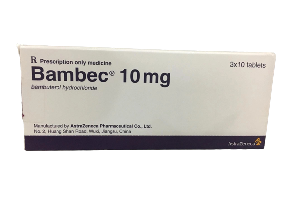 Bambec bambuterol 10mg astrazeneca (h/30v)