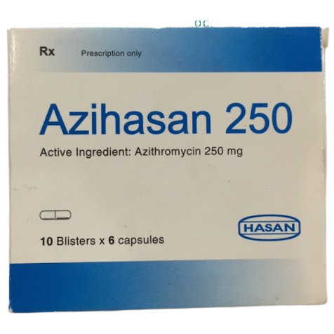 Azihasan azithromycin 250mg hasan (h/60v)