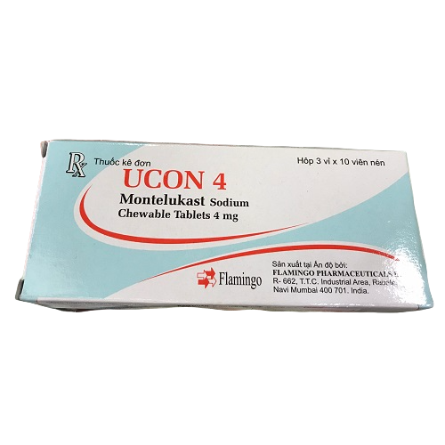 Ucon 4 montelukast 4mg flamingo (h/30v nén)