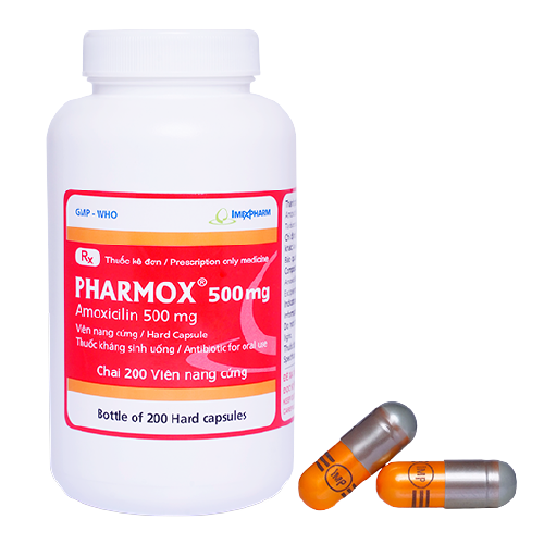 Pharmox 500mg imexpharm (c/200 viên nang)