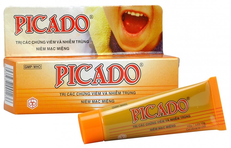 Nhiệt miệng picado (tuýp/10gr)