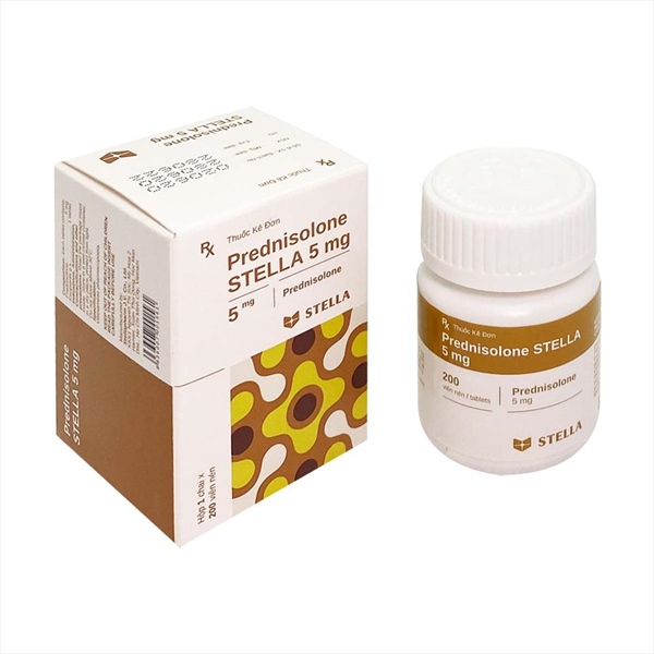 Prednisolone 5mg stella (c/200v)