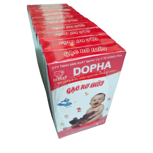 Gạc rơ lưỡi dopha (lốc/10hộp/5cái)