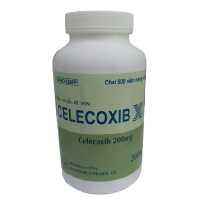 Celecoxib 200mg khapharco (chai/500 viên nang)