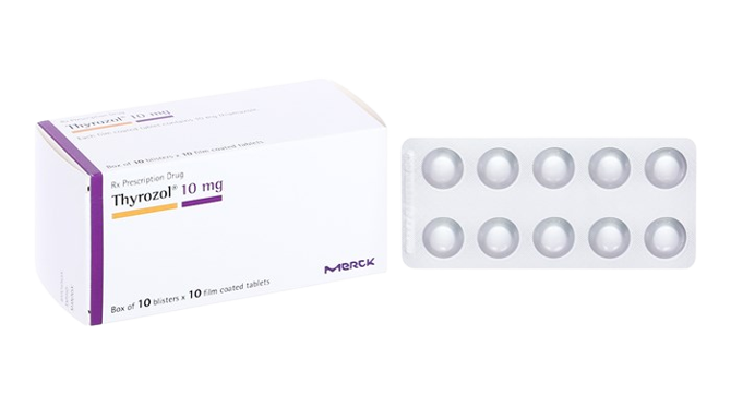 Thyrozol 10mg merck (h/100v)
