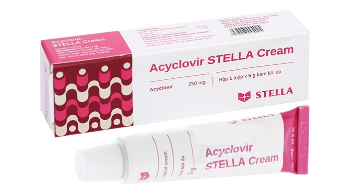 Acyclovir cream 250mg stella (t/5gr)