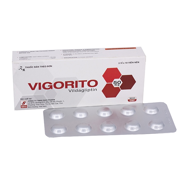 Vigorito vildagliptin 50mg davipharm (h/30v)