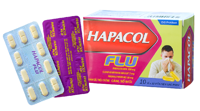 Hapacol flu dhg (h/100 viên nén)
