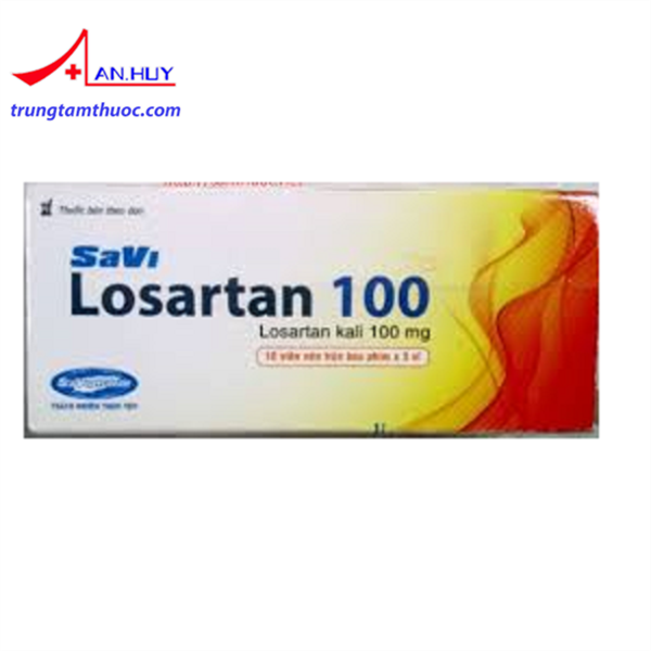 Savi losartan 100mg (h/30v)