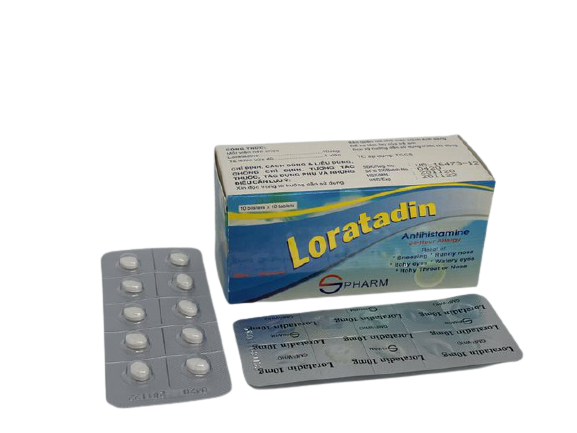 Loratadin 10mg s.pharm (hộp/100 viên nén)