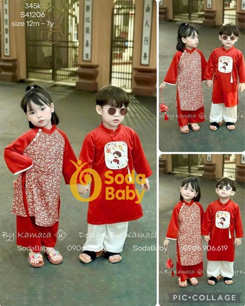 Set Áo dài BG Nhật Tân K2304 Kamaca 1.7y