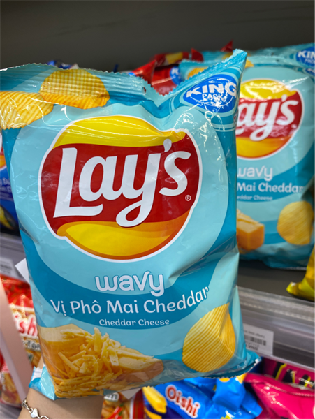 Snack Lay's wavy vị phô mai cheddar 54g
