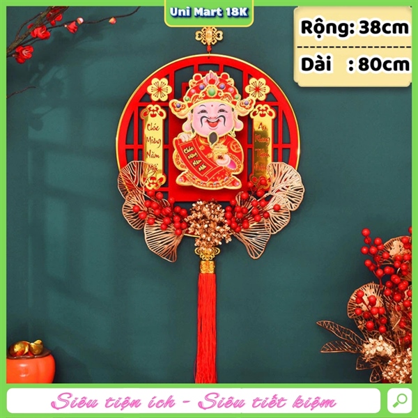 Thần tài lắc treo tường