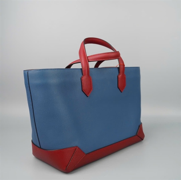 Túi Hermes tote xanh viền đỏ (X (2016)) sz 30 KG+
