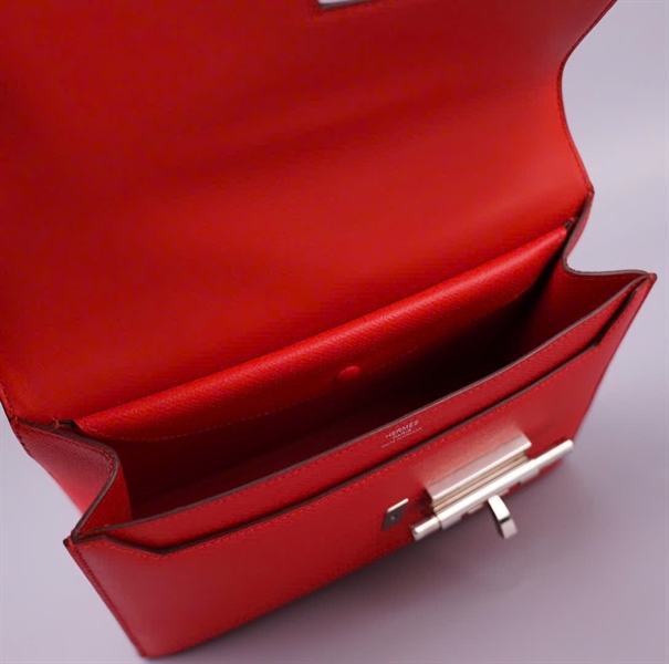 Túi Hermes Verrou đỏ sz23 KG+