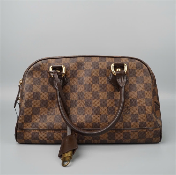 Túi LV Duomo ô vuông nâu sz31 KG+