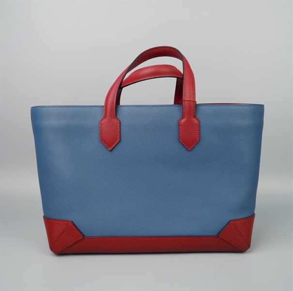 Túi Hermes tote xanh viền đỏ (X (2016)) sz 30 KG+