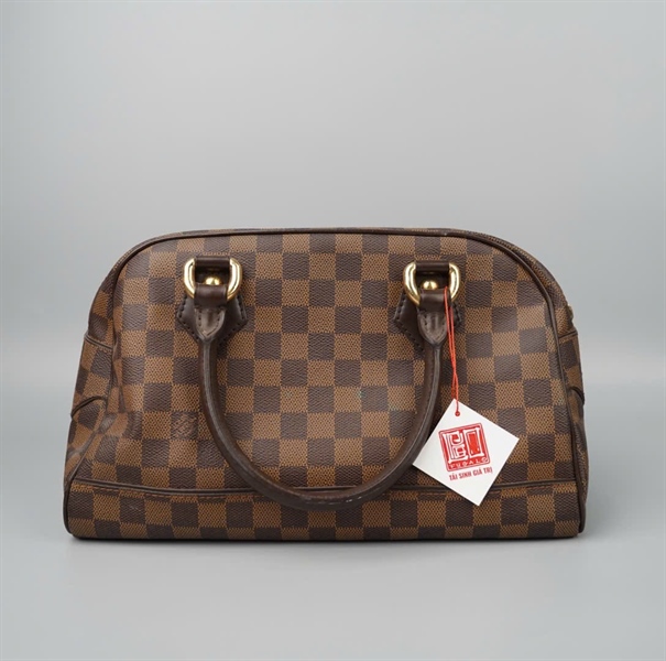Túi LV Duomo ô vuông nâu sz31 KG+