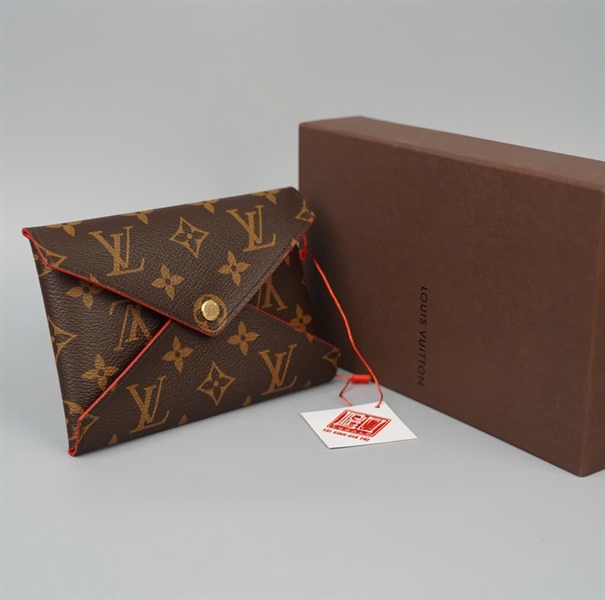 Ví LV bao thư hoa nâu +