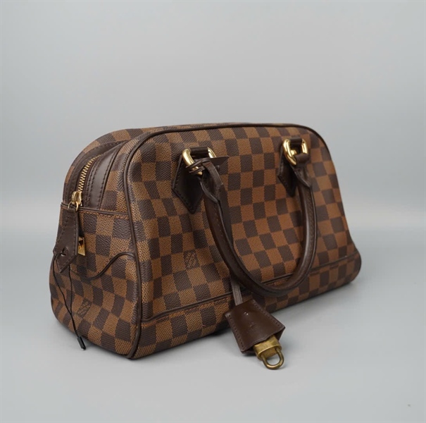 Túi LV Duomo ô vuông nâu sz31 KG+