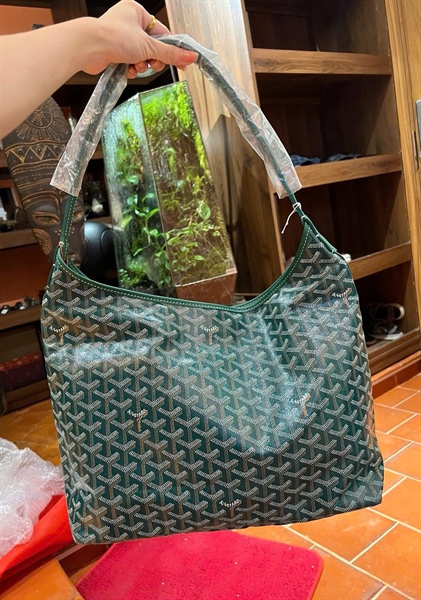 Túi Goyard màu xanh kèm ví sz34 KG+