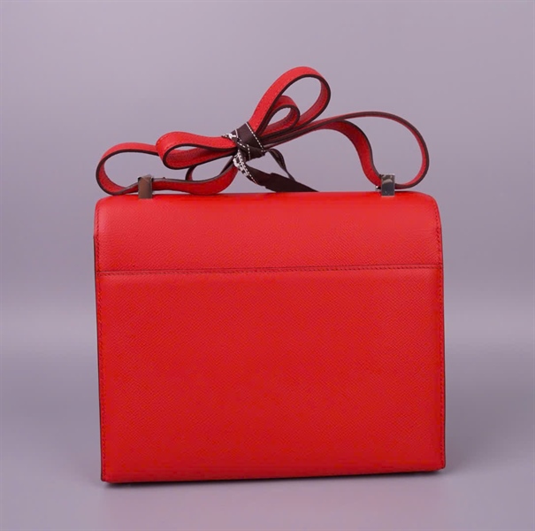 Túi Hermes Verrou đỏ sz23 KG+