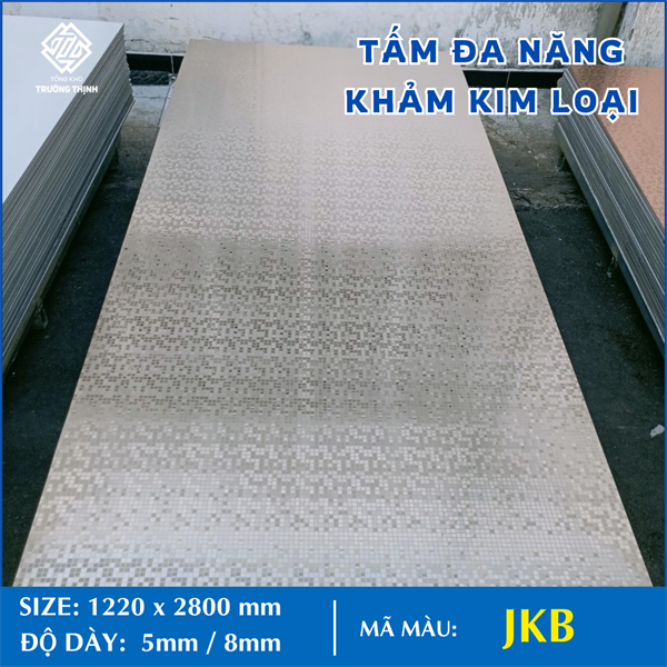 TẤM ĐA NĂNG - KHẢM BẠC - 8MM - 2M8