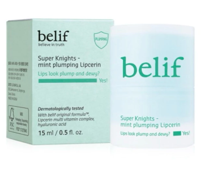 Dưỡng môi Belif Super Knights Multi Vitamin/Mint Plumping Lipcerin 15ml