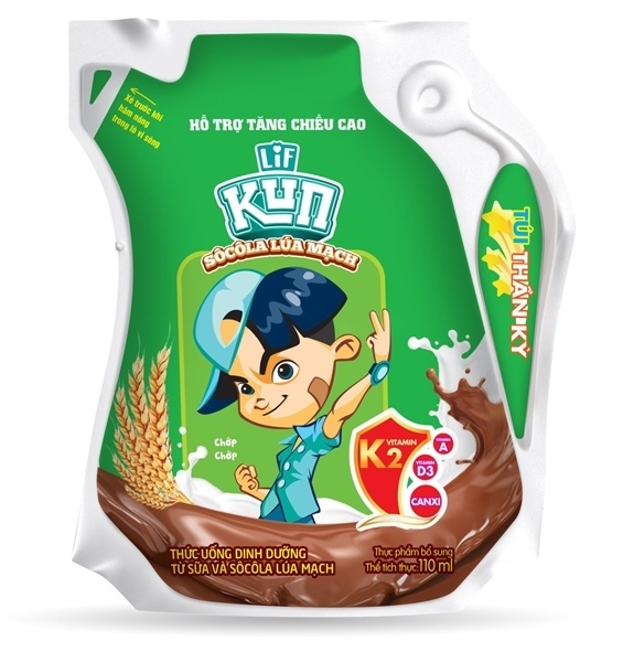 Thức uống dinh dưỡng Lif Kun vị socola lúa mạch