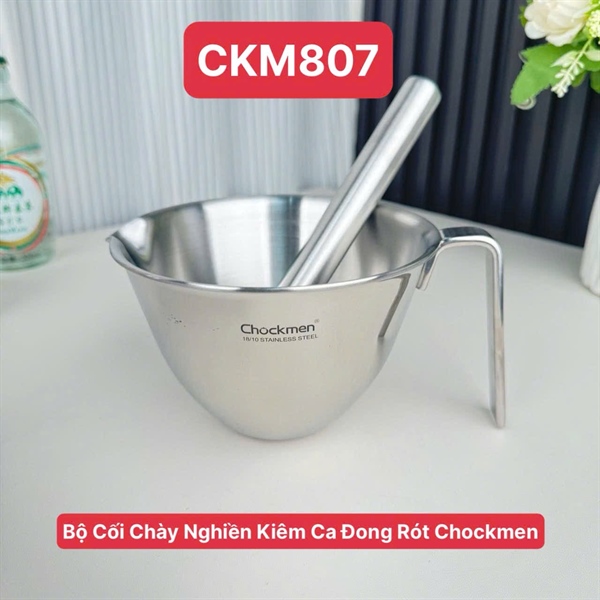 S325 - C807 Bộ Cối Chày Nghiền Kiêm Ca Đong Rót Chockmen CKM-GMS13 [T27]