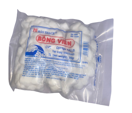 Bông viên y tế bảo thạch (g/50gr)