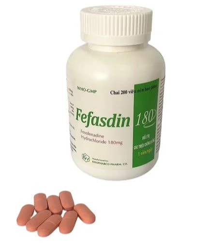 Fefasdin fexofenadin 180mg khapharco (c/200v)