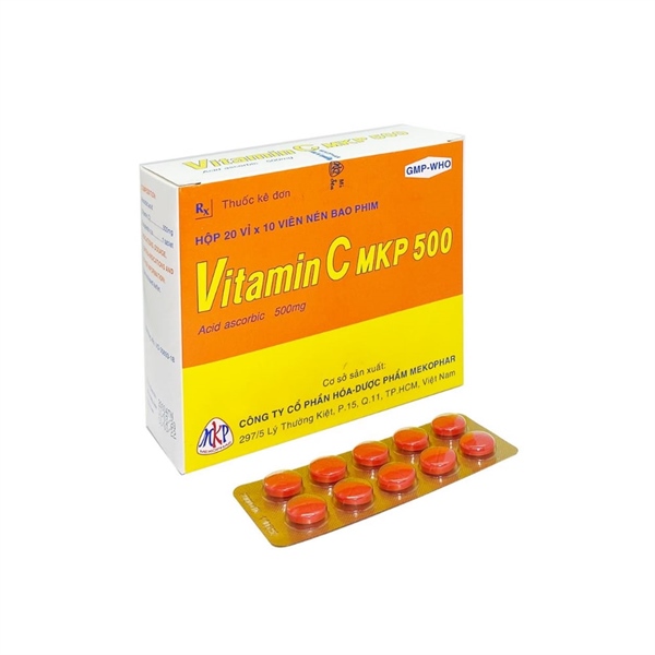 Vitamin c 500mg tablet mekophar (h/200v)