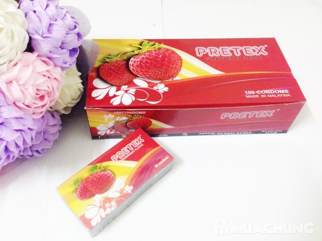 Bao cao su pretex dâu (h/10h/10c)