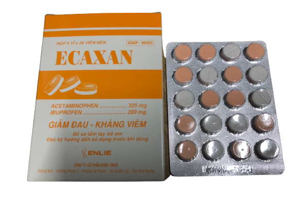 Ecaxan 325mg/200mg enlie (hộp/100 viên nén)