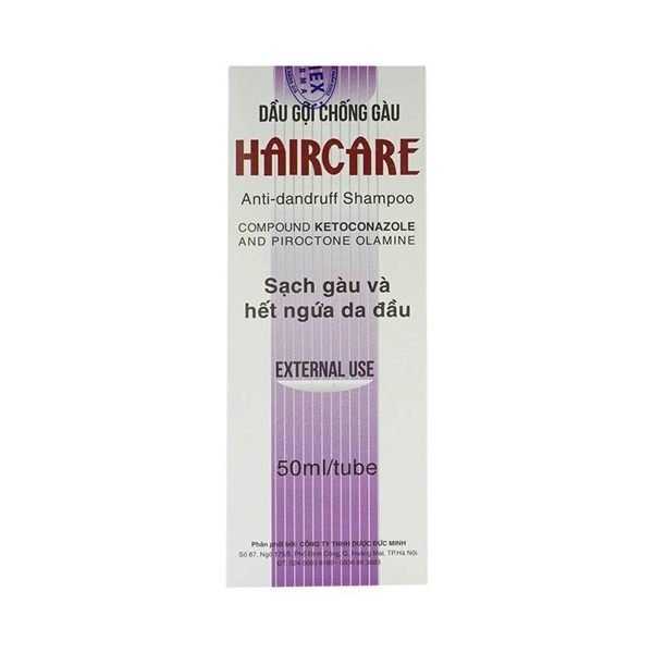 Dầu gội cho gàu haircare (tube/50ml)
